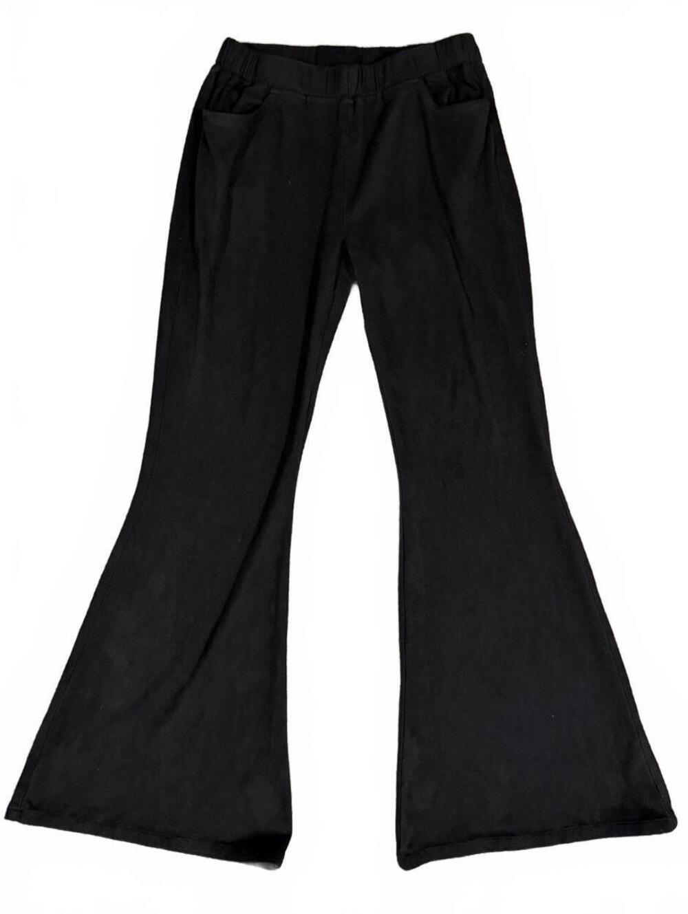 Umgee Black Flare Pants Size L